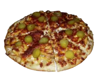 Chicken Supreme pizza with mixed toppings